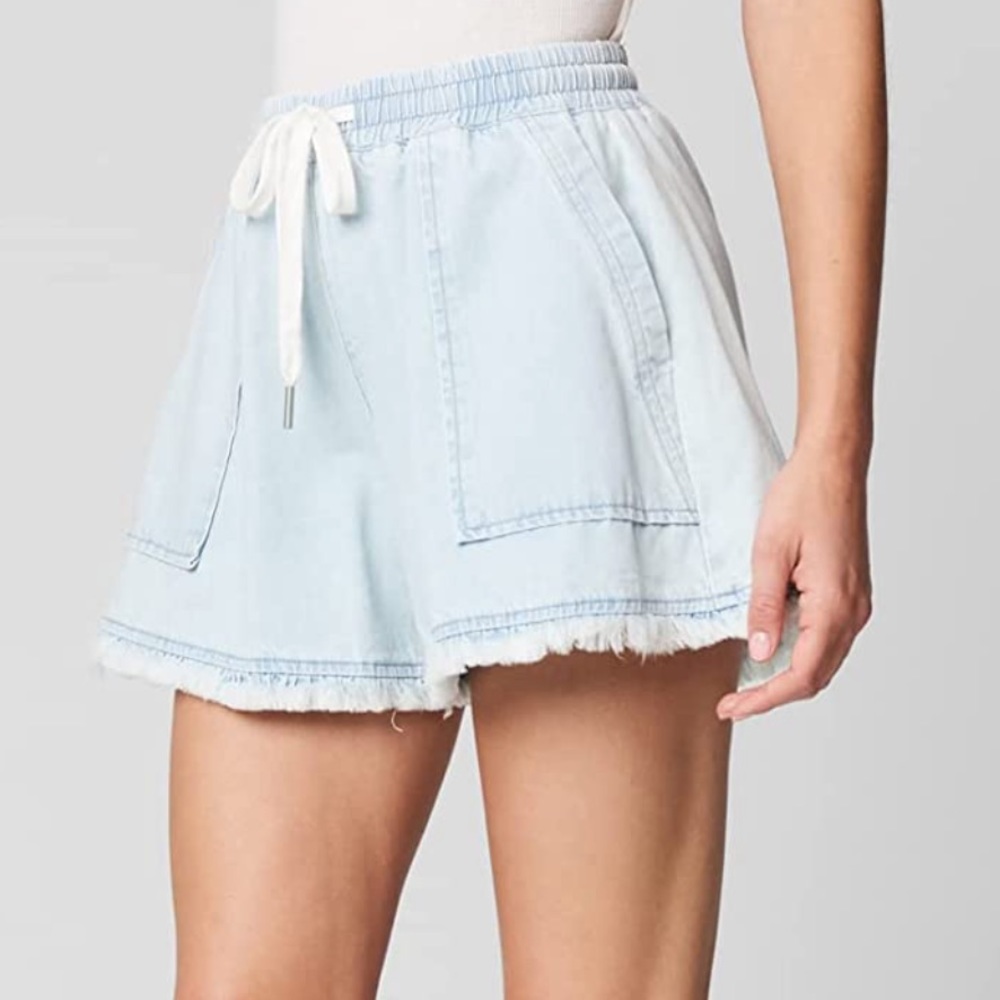 NWT BlankNYC Drawstring Denim Shorts, Size S